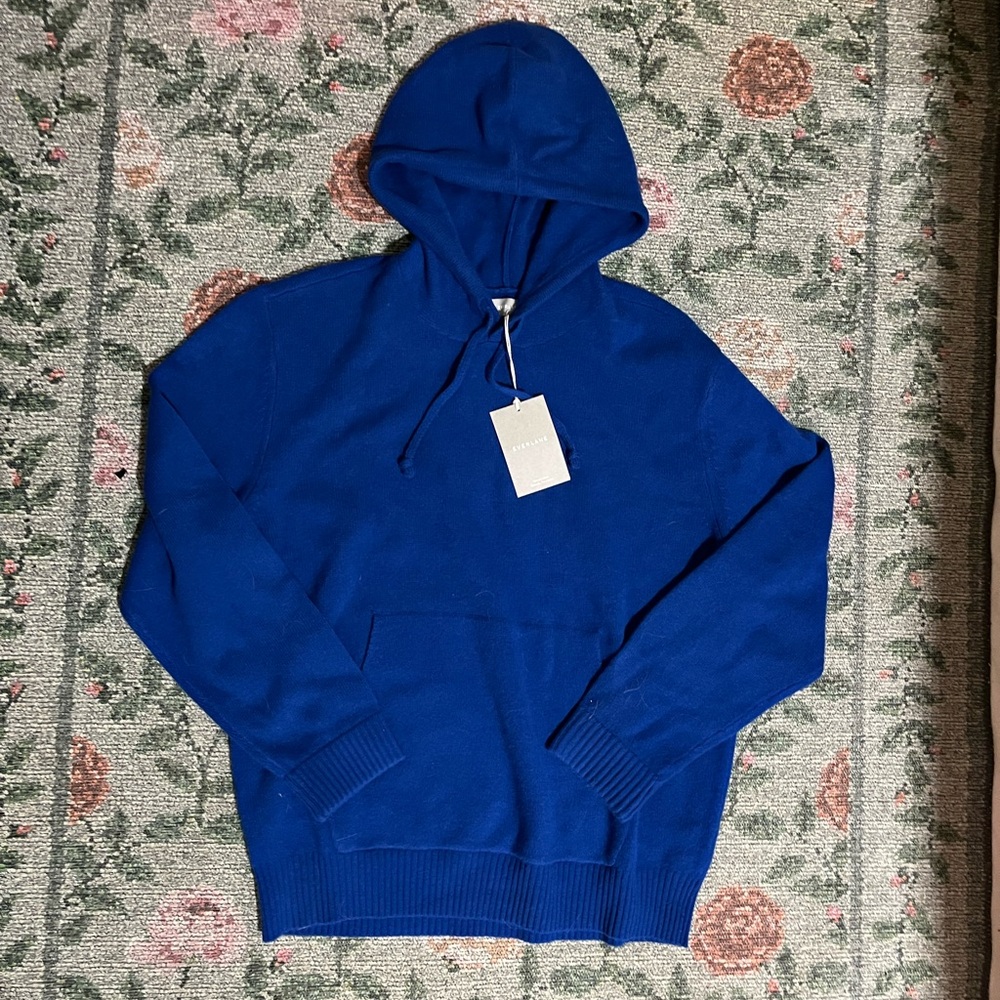 Everlane Royal Blue Hoodie Sweatshirt